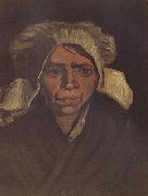 Vincent Van Gogh, Head of a Peasant Woman with White Cap (nn04)